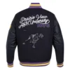 Prairie view am panthers classic wool leather jacket