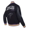 Prairie view am panthers classic wool leather varsity jacket 4