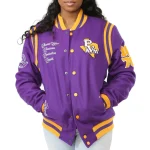 Prairie View A&M Panthers Collegiate Luxe Purple Wool Jacket