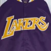 Primetime lightweight satin jacket los angeles lakers 2