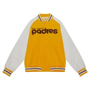 Primetime lightweight satin jacket san diego padres 1
