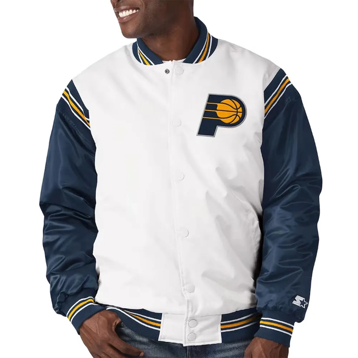 Renegade indiana pacers full snap jacket