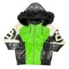 Robert phillipe lime green 8 ball jacket