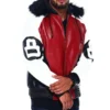 Robert phillipe mens 8 ball genuine leather jacket bt 01