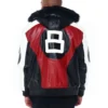 Robert phillipe mens 8 ball genuine leather jacket bt 03