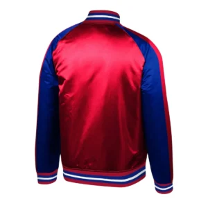 Sacramento kings colorblock red blue jacket