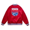 Sacramento kings lightweight red varsity jacket