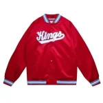 Sacramento Kings Lightweight Red Satin Jacket
