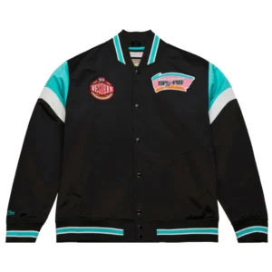San antonio spurs cooperstown full snap satin varsity jacket 3