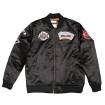 San Antonio Spurs Flight Black Satin Jacket