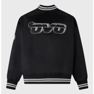 San antonio spurs full snap satin varsity black jacket