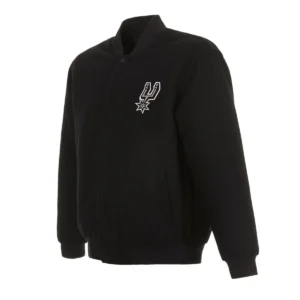 San antonio spurs one color black jacket