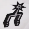 San antonio spurs pro standard chest wool and leather varsity jacket 8