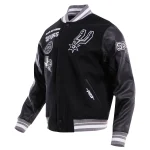 San Antonio Spurs Retro Classic Wool/Leather Jacket