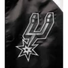 San antonio spurs reliever black satin jacket