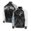San antonio spurs reliever full snap varsity jacket