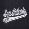 San antonio spurs script tail womens wool leather varsity jacket black 1
