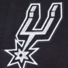 San antonio spurs script tail womens wool leather varsity jacket black
