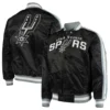 San antonio spurs the offensive satin varsity jacket black 2