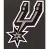 San antonio spurs youth black harcoal polyester jacket