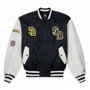 San diego padres l 2b bomber black jacket