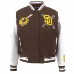 San Diego Padres Mashup Women’s Wool/Leather Jacket