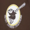 San diego padres retro classic womens wool leather varsity jacket brown white 4