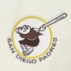 San diego padres retro classic womens wool leather varsity jacket white black 5