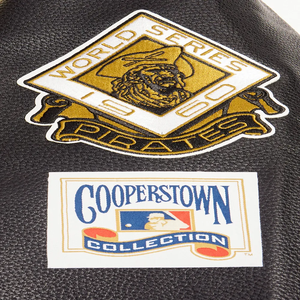 San diego padres script tail rib wool leather varsity whiteblack 4