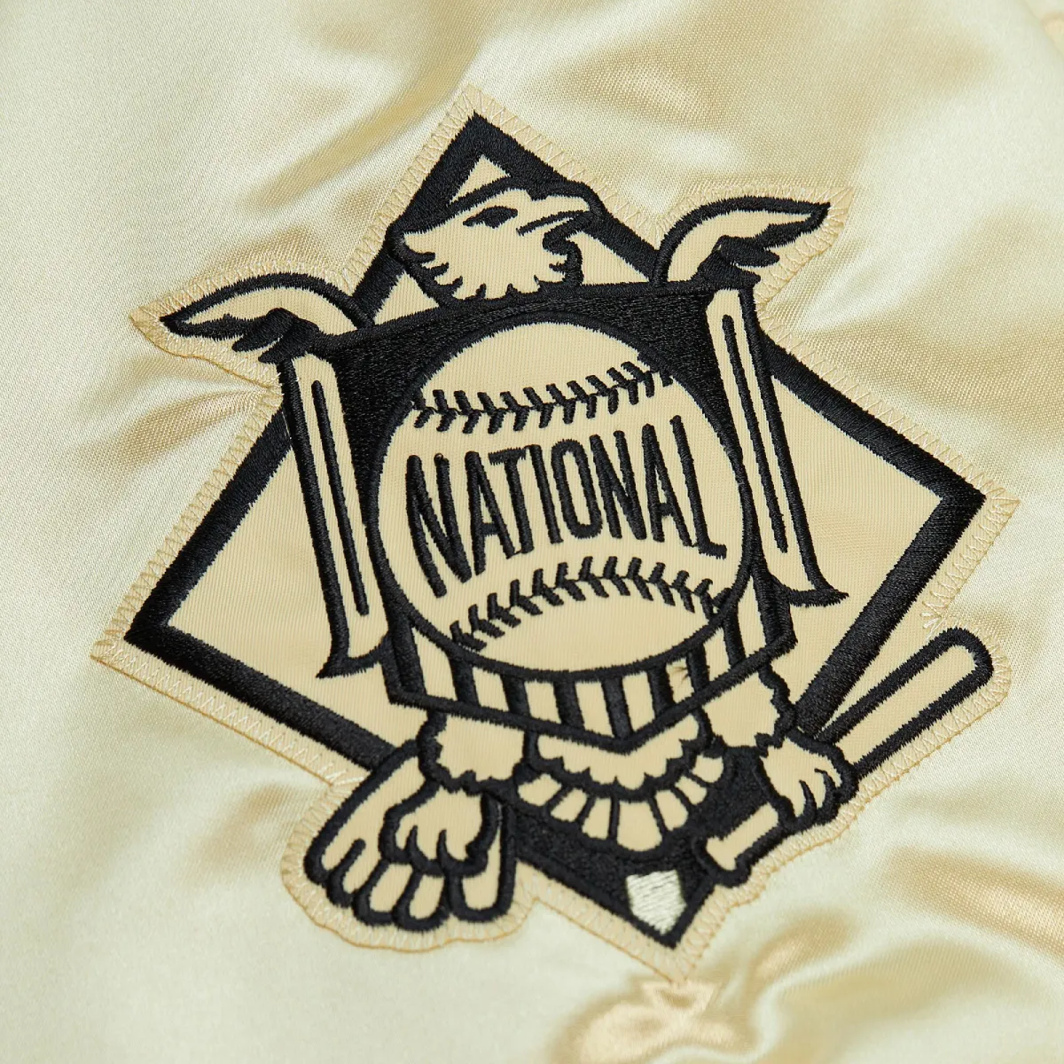 San diego padres team og 20 full zip satin varsity jacket gold 4