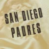San diego padres team og 20 full zip satin varsity jacket gold 5