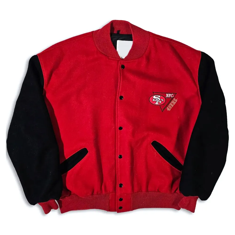 San francisco 49ers 90s varsity jacket