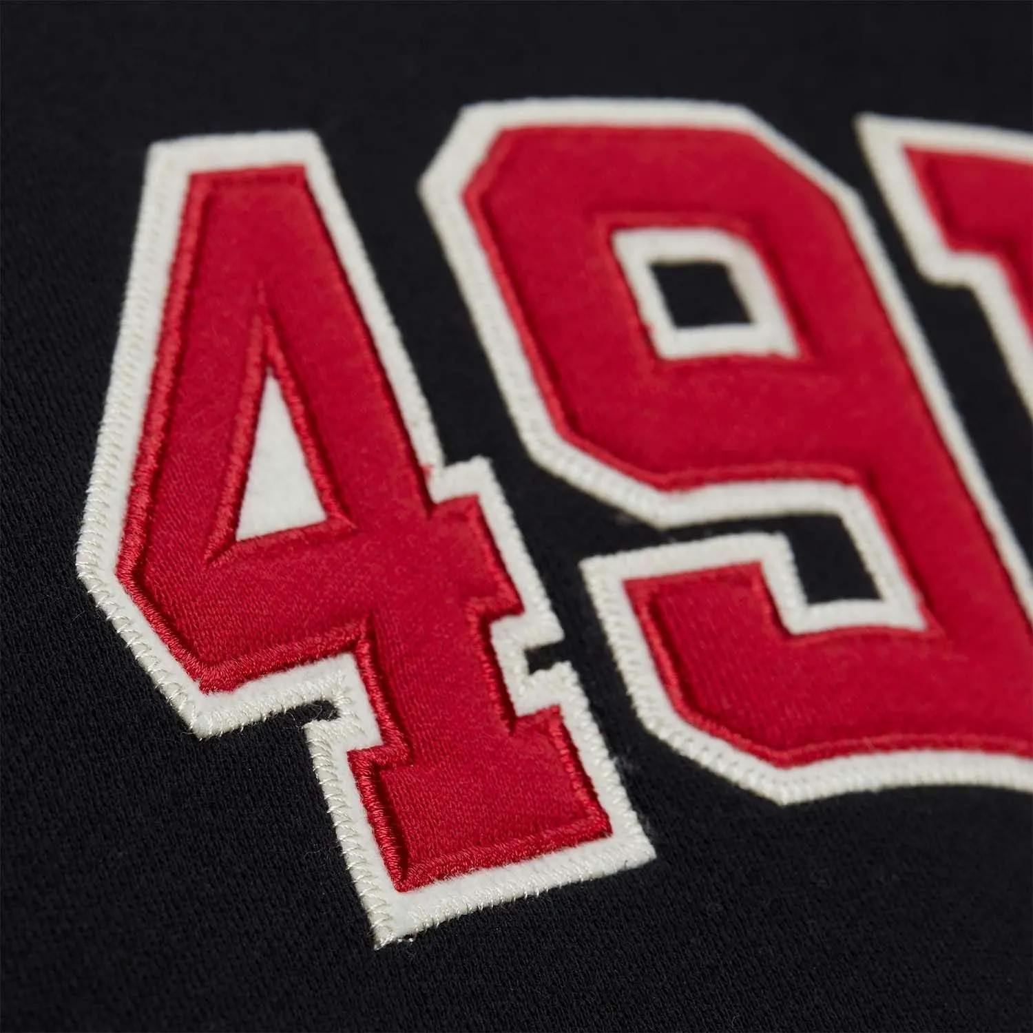 San francisco 49ers courtside hooded 49 logo
