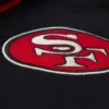 San francisco 49ers courtside hooded sf logo