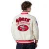 San francisco 49ers nfl best of mens rib satin jacket