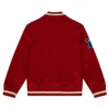 San francisco 49ers og 20 full snap satin varsity jacket 1