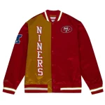 San Francisco 49ers Team OG 2.0 Satin Full-Snap Maroon Jacket