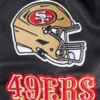 San francisco 49ers old english wool leather varsity jacket redblack 3 1