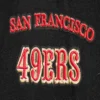 San francisco 49ers retro classic wool leather varsity jacket black 1