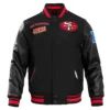 San francisco 49ers retro classic wool leather varsity jacket black 8