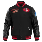 San Francisco 49ers Retro Classic Wool/Leather Jacket