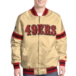 San Francisco 49ers Scout Gold Satin Jacket