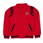 San Francisco 49ers Sport Night Red Satin Jacket