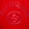 San francisco 49ers triple red wool leather varsity jacket 2 1