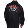 San francisco 49ers windbreaker coaches black jacket