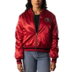 San Francisco 49ers Women's Full-Zip Red Polyester Jacket