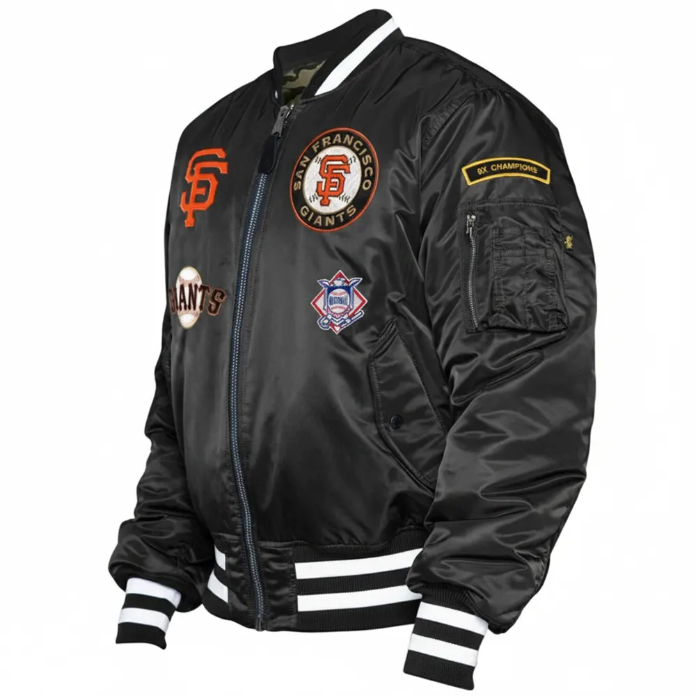 San francisco giants bomber black ma 1 jacket