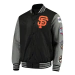 San Francisco Giants Franchise Black/Gray Wool Jacket
