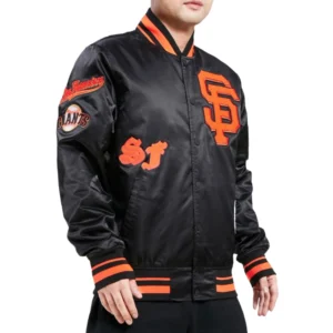 San francisco giants old english full snap satin varsity jacket black 1 processed 1