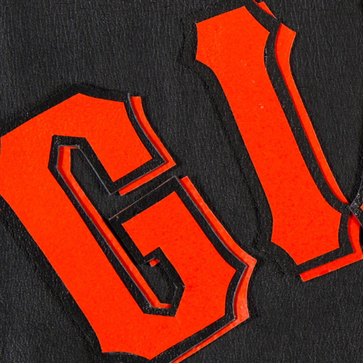 San francisco giants real leather varsity jacket black 3